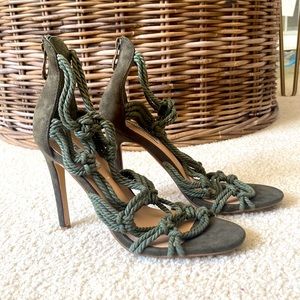 SOLD-Cape Robbin Army Green Heels